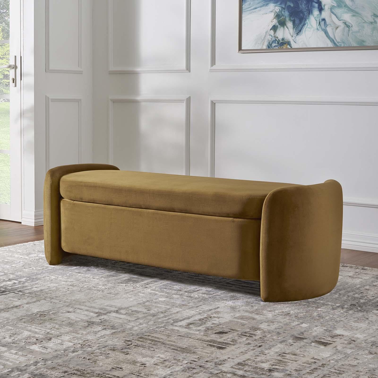Modway Furniture Modern Nebula Upholstered Performance Velvet Bench - EEI-6054