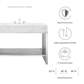 Modway Furniture Modern Gridiron Bathroom Vanity - EEI-6109
