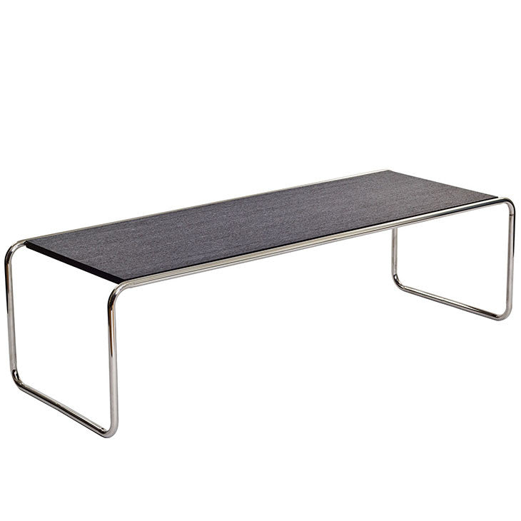 Modway Furniture Metal Blox Wood Top Coffee Table in Black EEI-628-BLK-Minimal & Modern