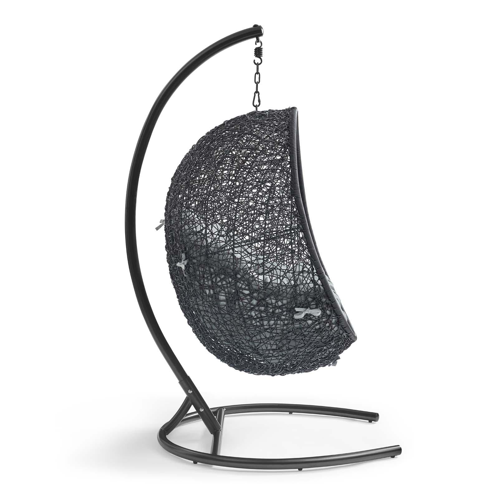 Modway Furniture Modern Encase Swing Outdoor Patio Lounge Chair - EEI-739