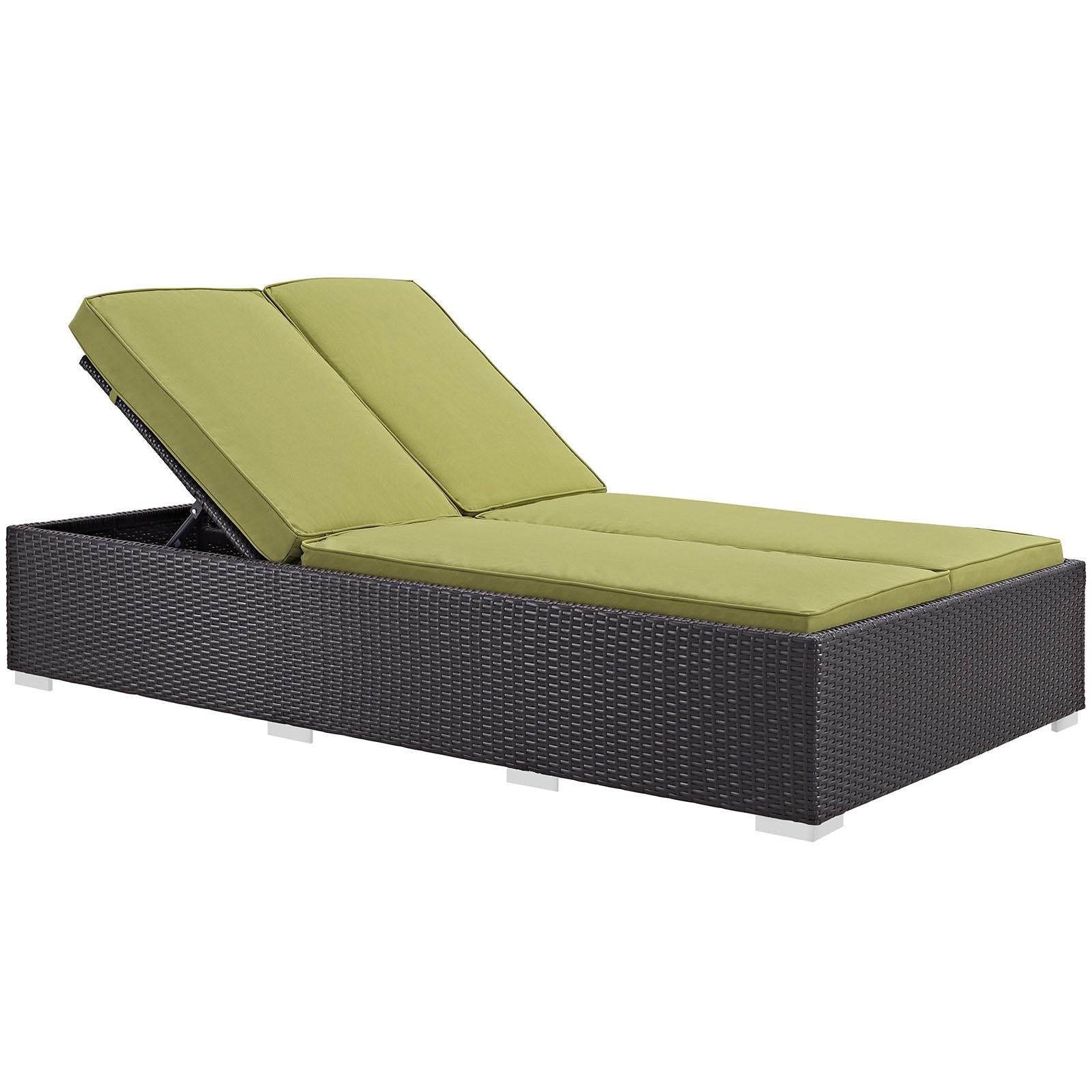 Modway Furniture Modern Evince Double Outdoor Patio Chaise - EEI-787