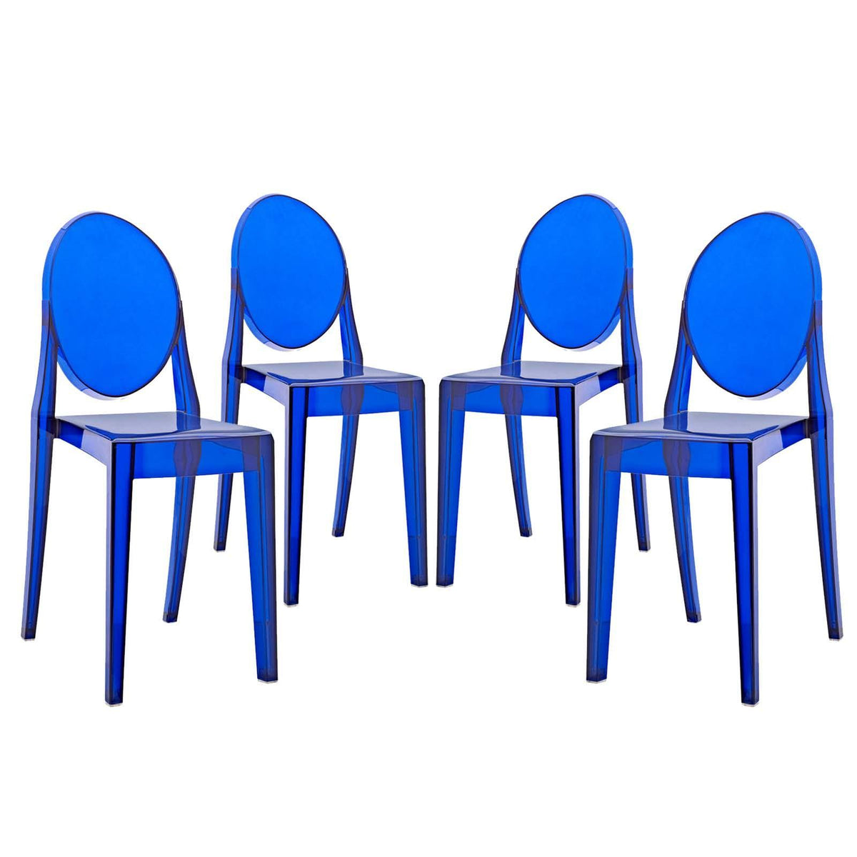 Modway Furniture Modern Casper Dining Chairs Set of 4 - EEI-908