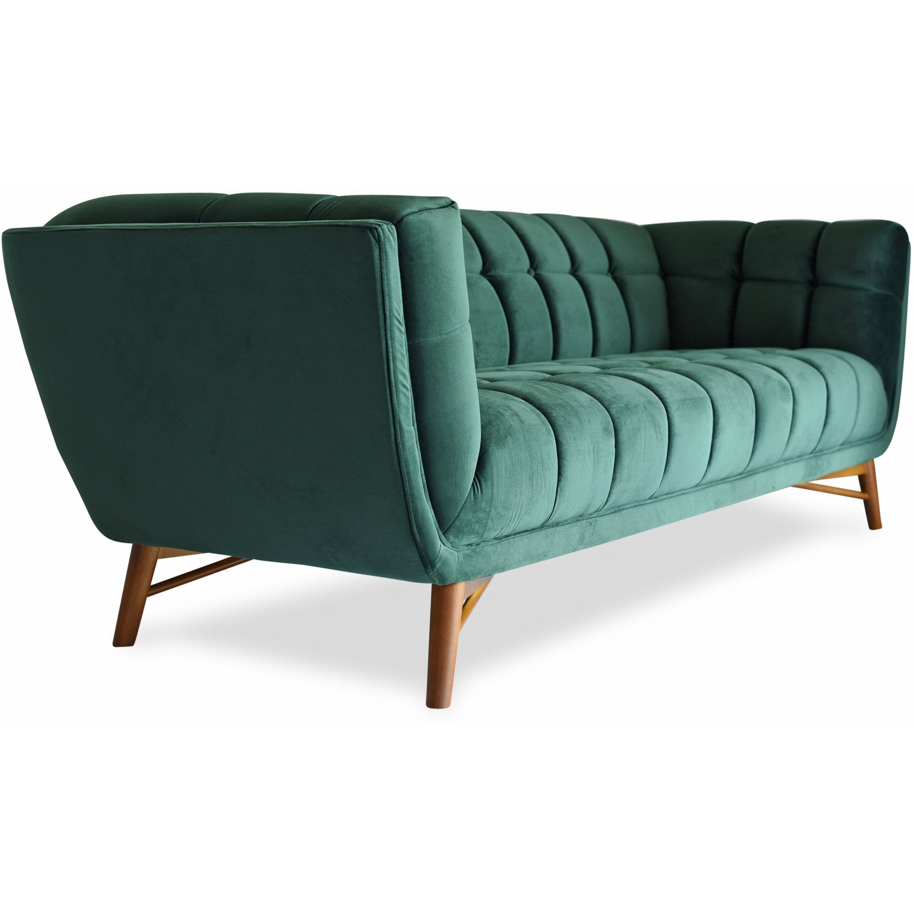 Edloe Finch Tribeca Mid-Century Modern Velvet Sofa