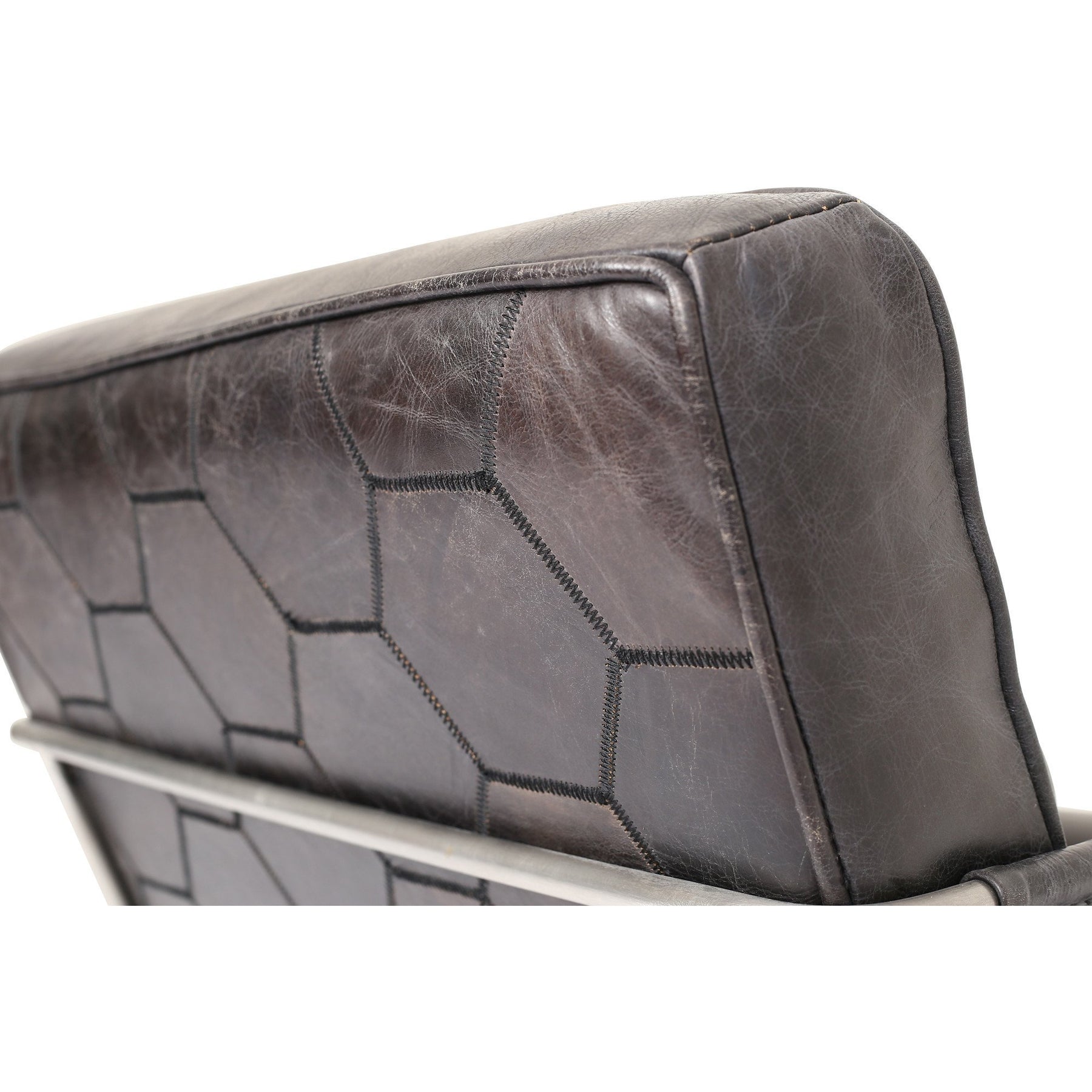 Edloe Finch Kennedy Modern Leather Accent Chair
