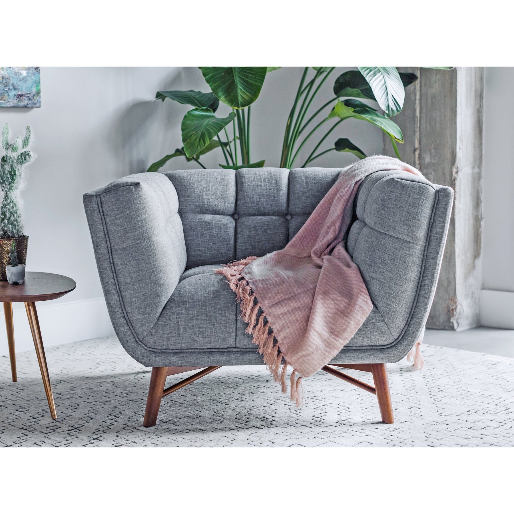 Edloe Finch Zola Mid-Century Modern Accent Chair