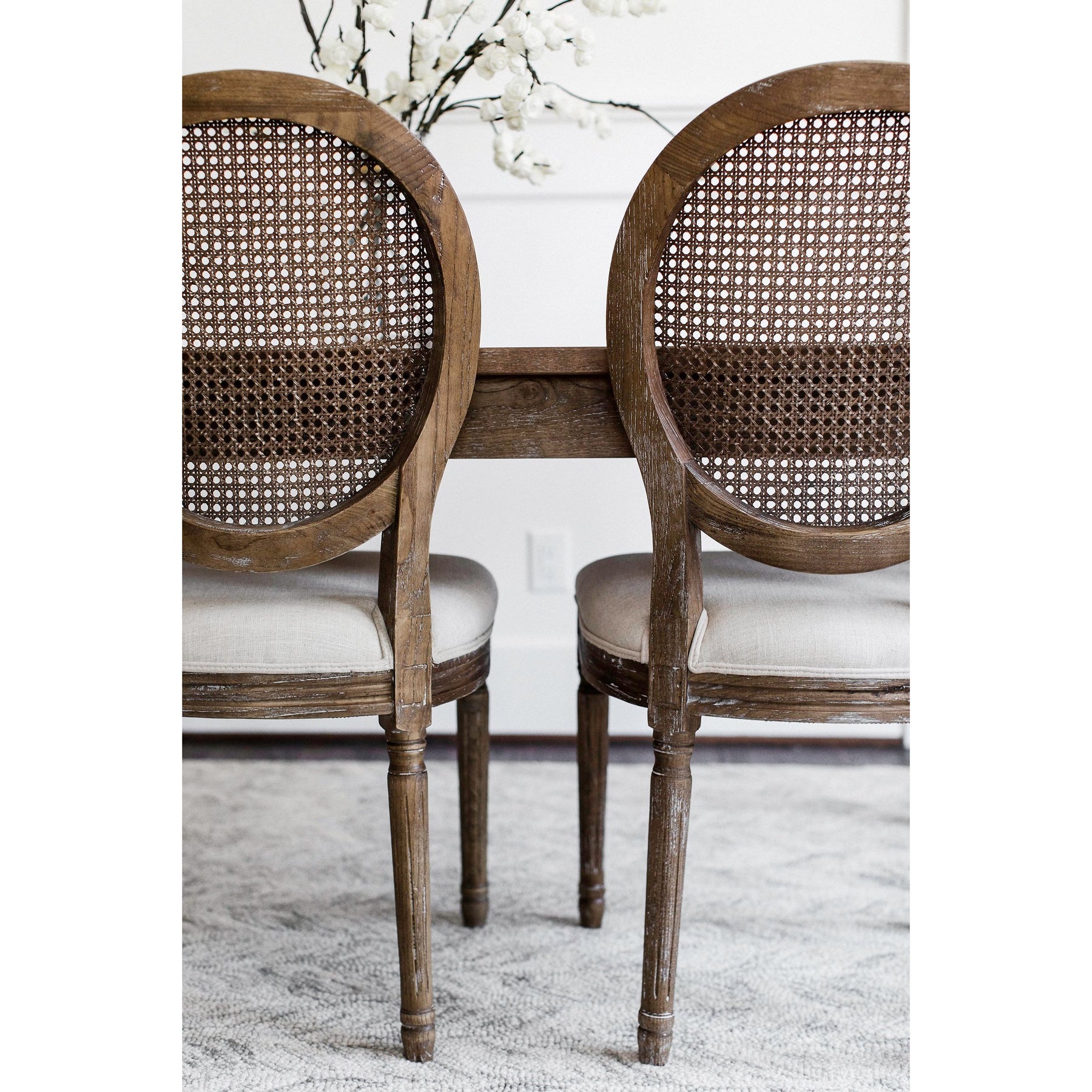 Edloe Finch Charlie French Country Dining Chairs, Set of 2