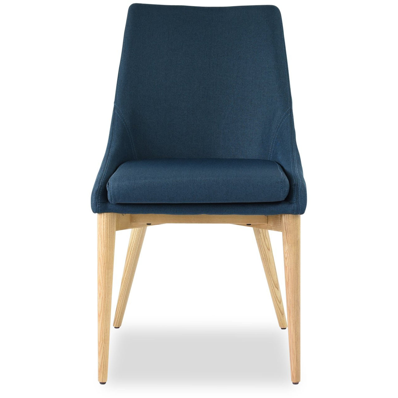 Edloe Finch Jessica Contemporary Dining Chair in Blue, Set of 2