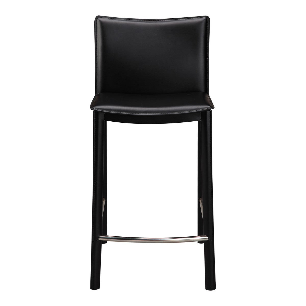 Moe's Home Collection Panca Counter Stool 26" Black - EH-1034-02 - Moe's Home Collection - Counter Stools - Minimal And Modern - 1