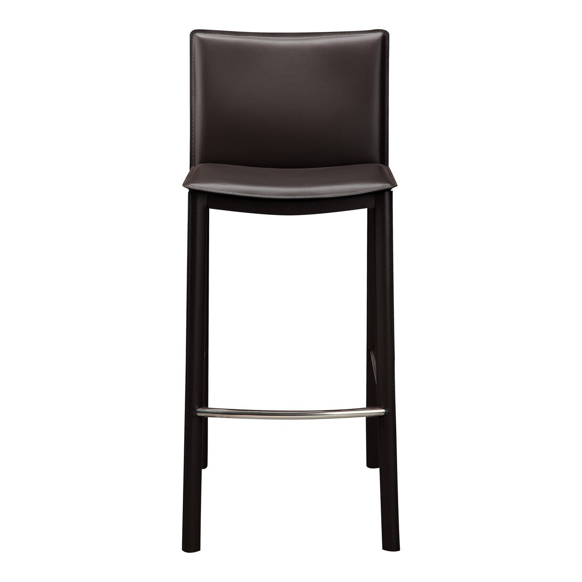 Moe's Home Collection Panca Counter Stool 26" Dark Brown - EH-1034-20 - Moe's Home Collection - Counter Stools - Minimal And Modern - 1