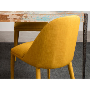 Moe's Home Collection Libby Dining Chair Yellow-Set of Two - EH-1100-09 - Moe's Home Collection - Dining Chairs - Minimal And Modern - 1
