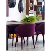 Moe's Home Collection Stewart Dining Chair Purple - EH-1104-10 - Moe's Home Collection - Dining Chairs - Minimal And Modern - 1
