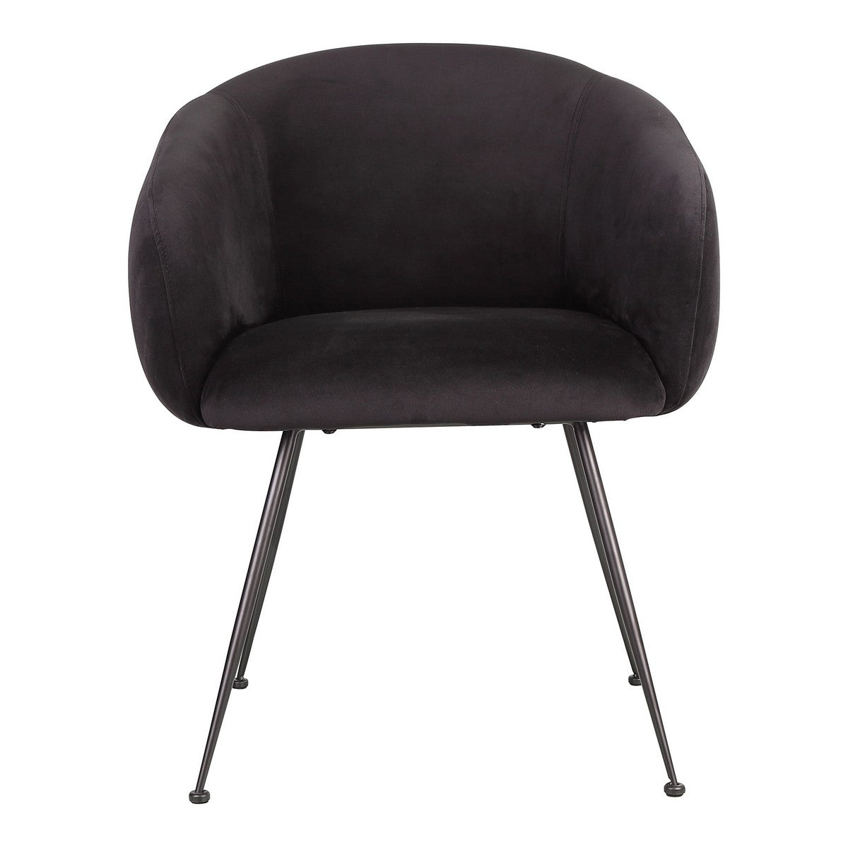 Moe's Home Collection Clover Dining Chair Black - EH-1108-02 - Moe's Home Collection - Dining Chairs - Minimal And Modern - 1