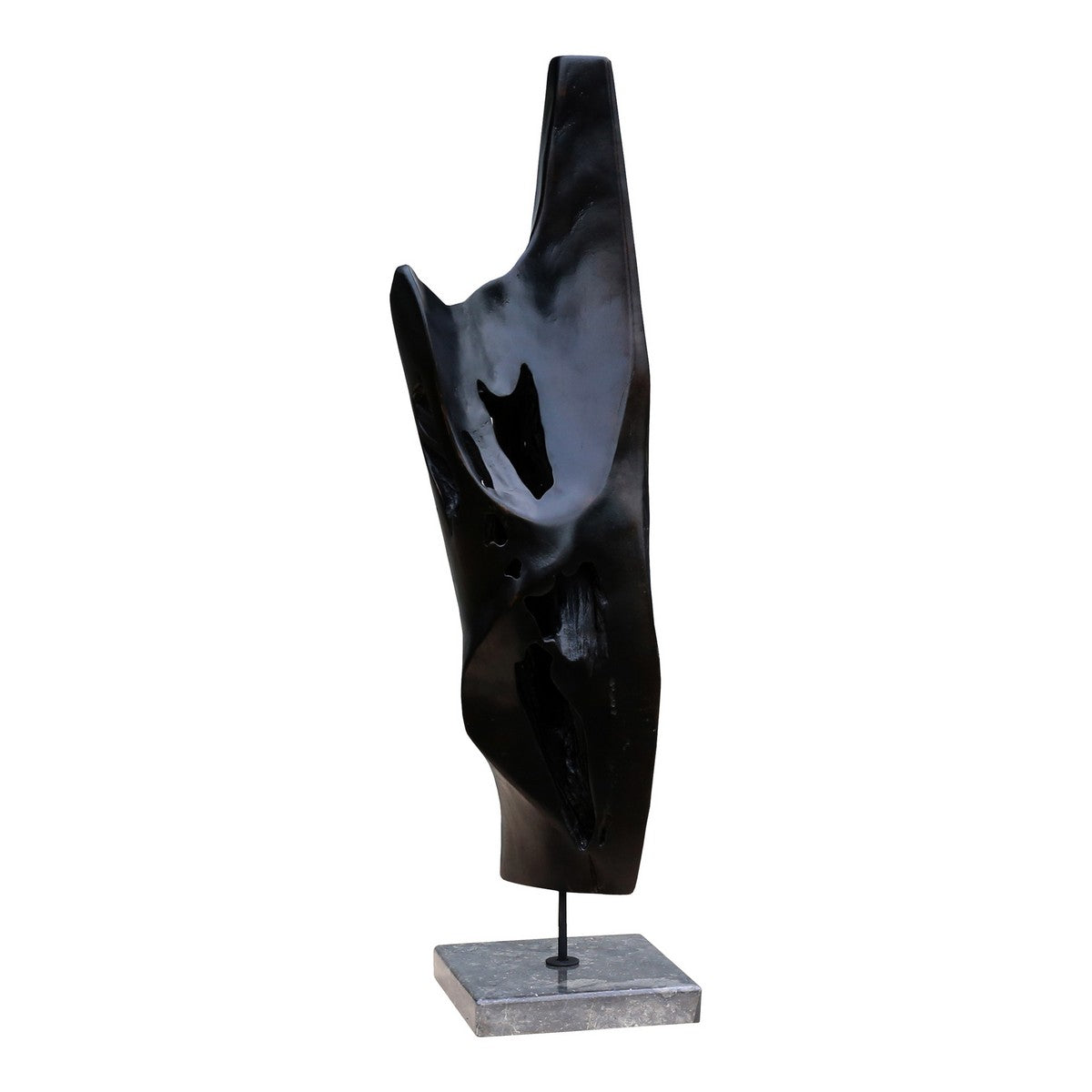 Moe's Home Collection Jeb Teak Sculpture Dark Brown - EI-1051-20