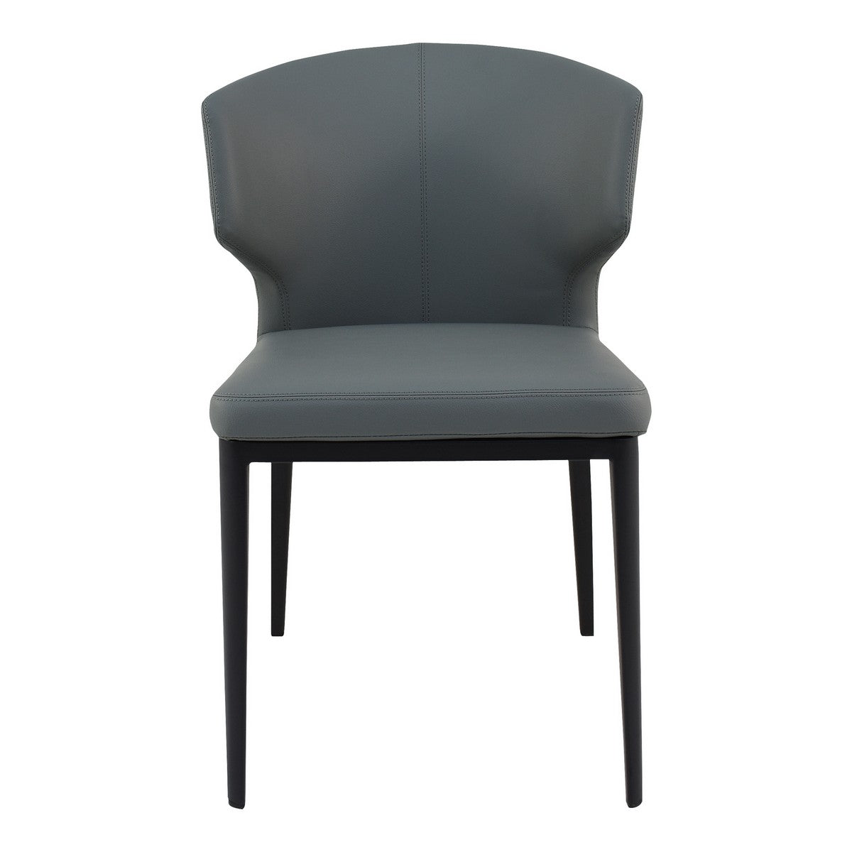 Moe's Home Collection Delaney Side Chair Grey-Set of Two - EJ-1018-15 - Moe's Home Collection - Dining Chairs - Minimal And Modern - 1