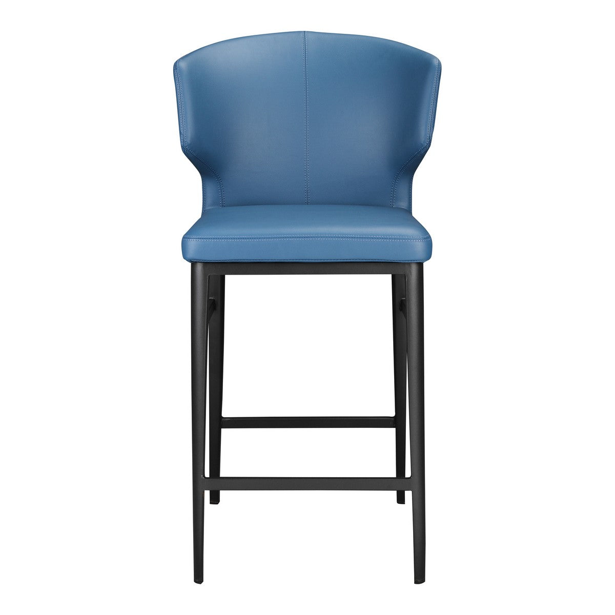 Moe's Home Collection Delaney Counter Stool Steel Blue - EJ-1022-28 - Moe's Home Collection - Counter Stools - Minimal And Modern - 1