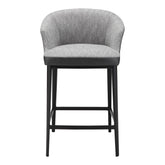 Moe's Home Collection Beckett Counter Stool Grey - EJ-1028-15 - Moe's Home Collection - Counter Stools - Minimal And Modern - 1