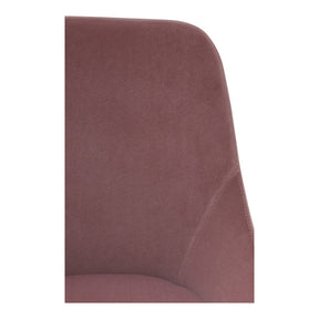 Moe's Home Collection Sedona Dining Chair Pink Velvet-Set of Two - EJ-1034-33