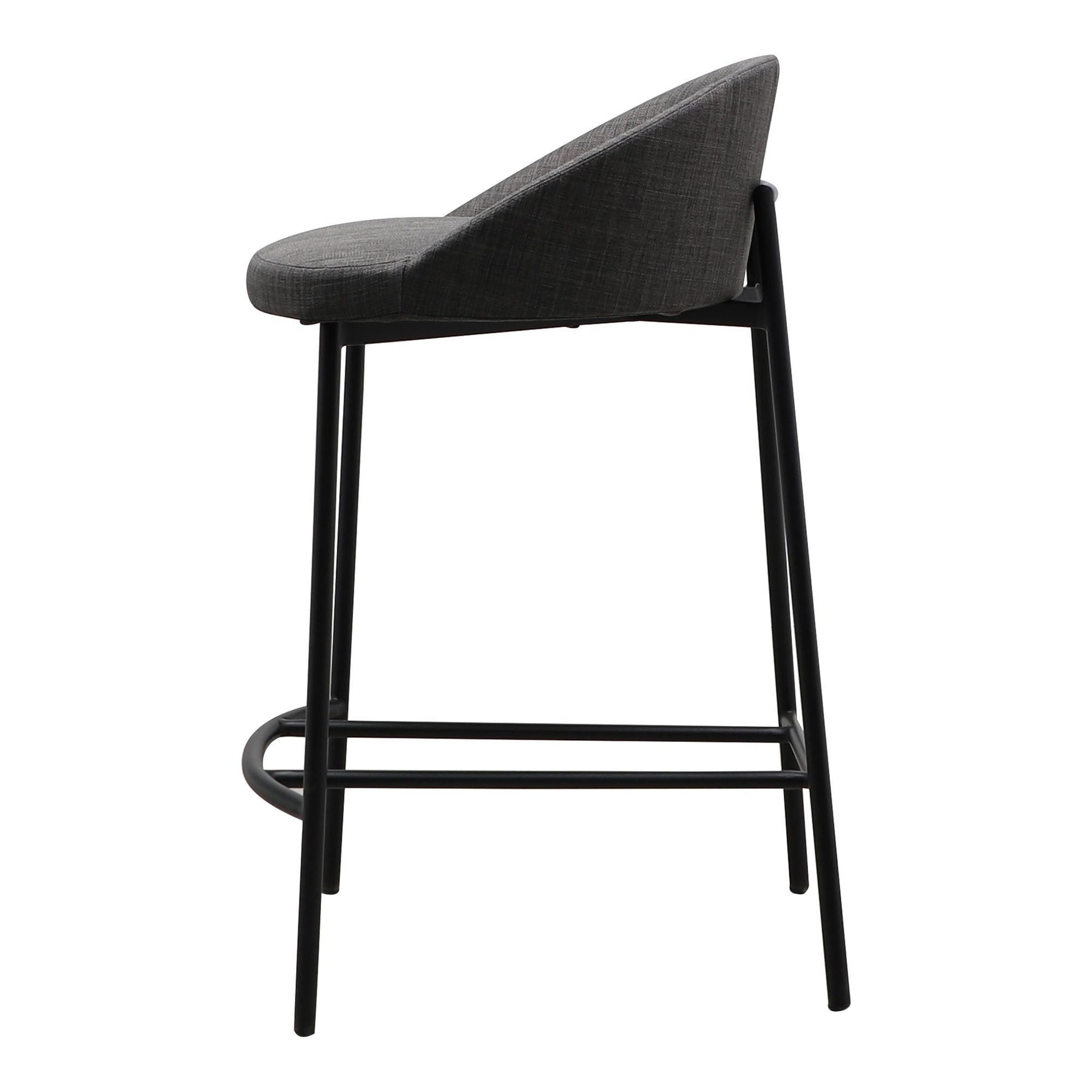 Moe's Home Collection Soco Counter Stool Charcoal - EJ-1042-07