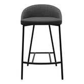 Moe's Home Collection Soco Counter Stool Charcoal - EJ-1042-07