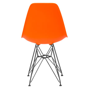 Lanna Furniture Fah Black Side Chair-Minimal & Modern