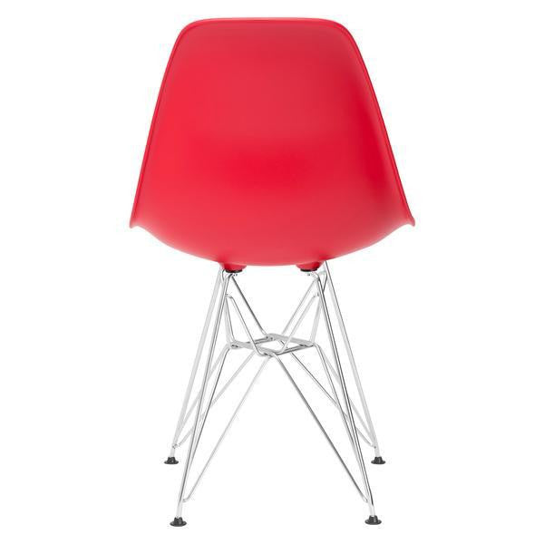 Edgemod Modern Padget Side Chair Chrome Base (Set of 2)-Minimal & Modern