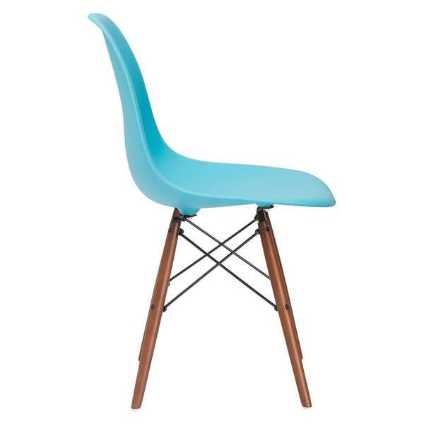 Edgemod Modern Vortex Side Chair Walnut Base (Set of 4)-Minimal & Modern