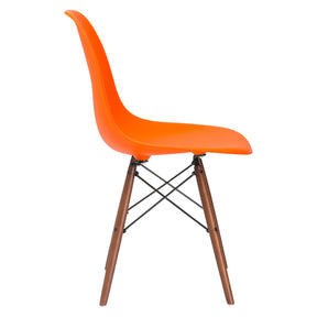 Lanna Furniture Finne Side Chair Walnut Legs-Minimal & Modern
