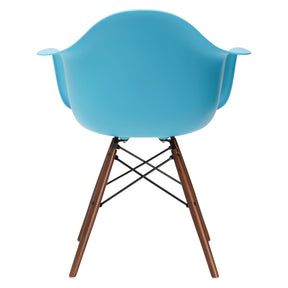 Lanna Furniture Kadsun Arm Chair Walnut Leg (Set of 2)-Minimal & Modern