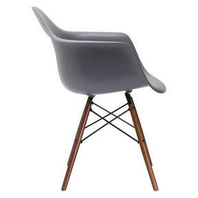 Edgemod Modern Vortex Arm Chair Walnut Base EM-110-Minimal & Modern