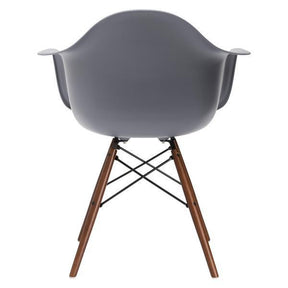 Edgemod Modern Vortex Arm Chair Walnut Base (Set of 2) EM-110-WAL-Minimal & Modern