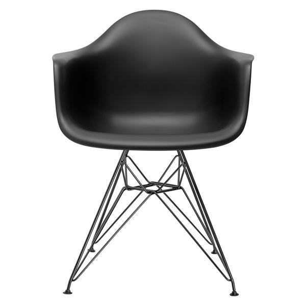 Edgemod Modern Padget Arm Chair Black Base (Set of 2)-Minimal & Modern