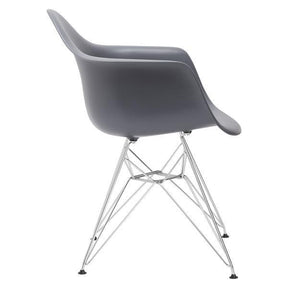 Edgemod Modern Padget Arm Chair Chrome Base-Minimal & Modern
