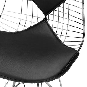 Lanna Furniture Mirror Dining Chair-Minimal & Modern