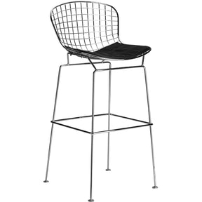 Lanna Furniture Pai Bar Stool (Set of 2)-Minimal & Modern