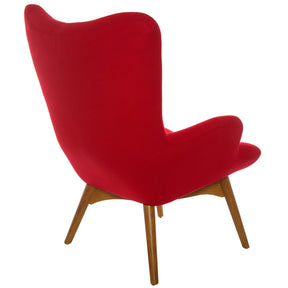 Lanna Furniture Lipe Lounge Chair and Ottoman-Minimal & Modern