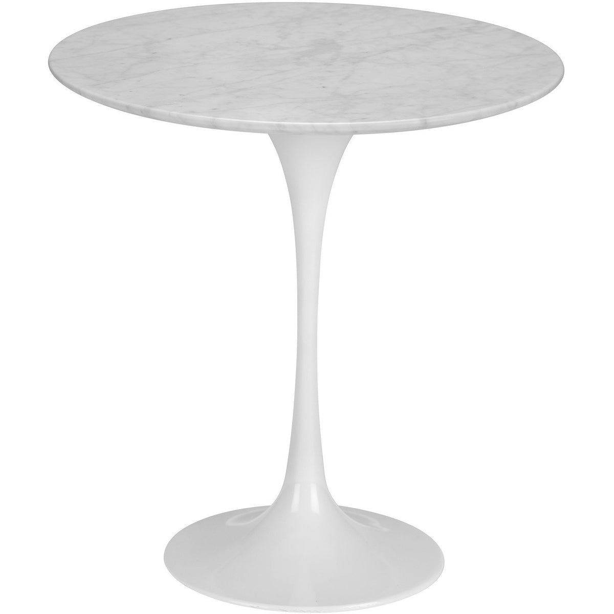 Lanna Furniture Daisy 20” Marble Side Table-Minimal & Modern