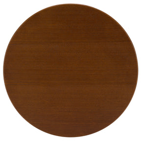Lanna Furniture Daisy 20” Walnut Top Side Table-Minimal & Modern