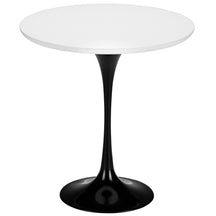 Lanna Furniture Lucia 20” Wood Top Side Table-Minimal & Modern