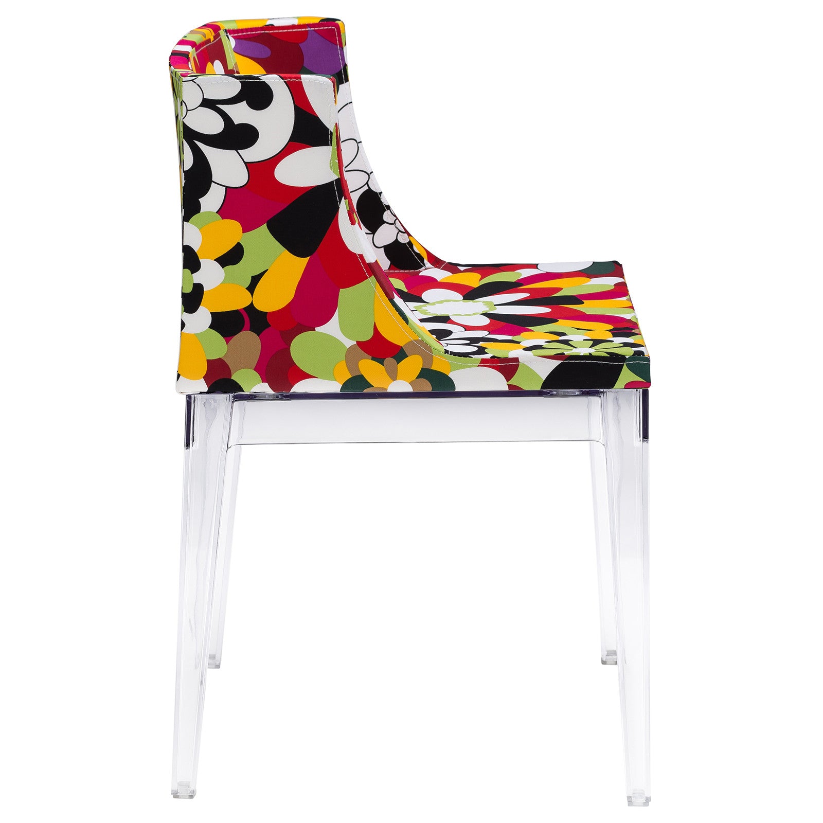 Lanna Furniture Flor Dining Side Chair-Minimal & Modern