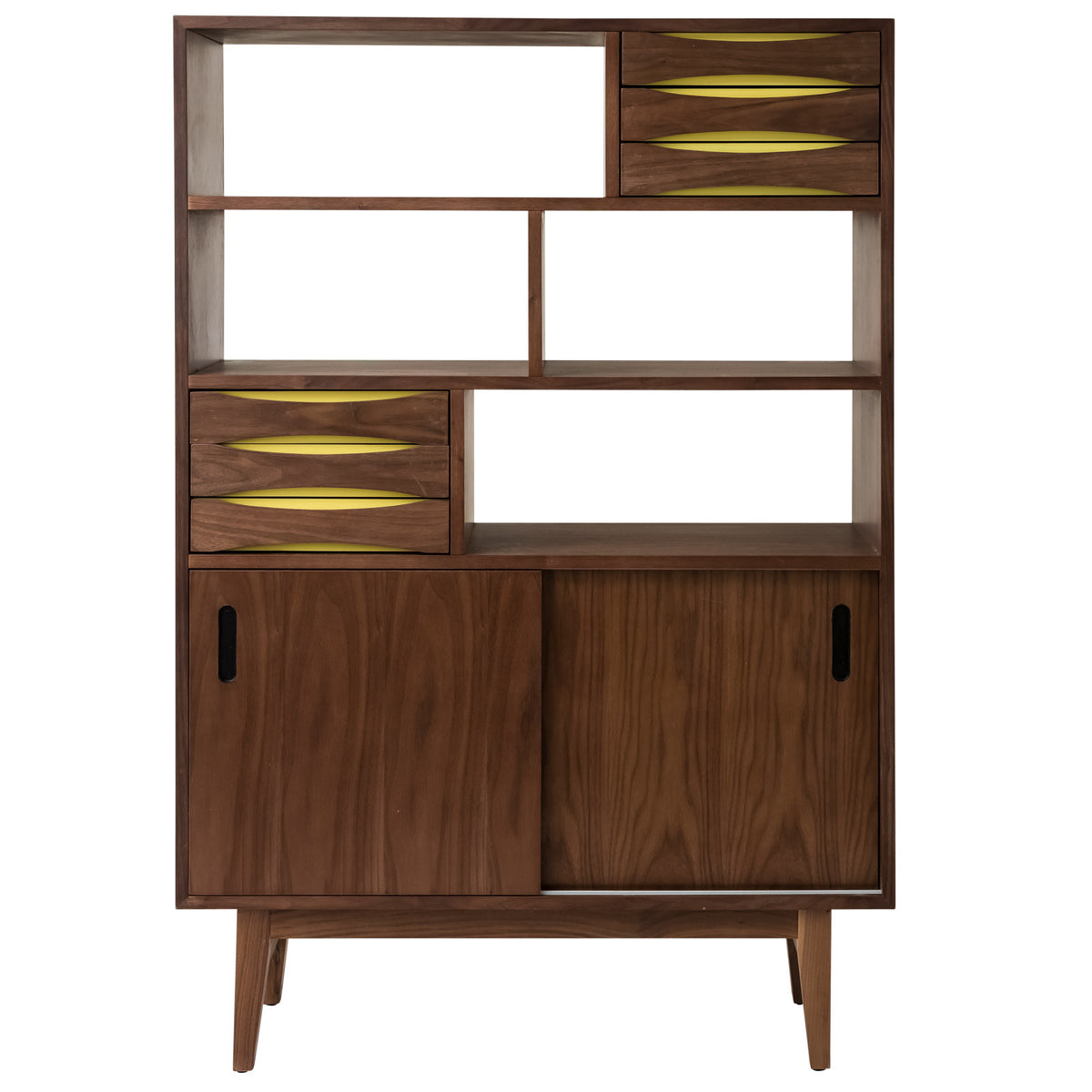Lanna Furniture Plata Bookshelf / Storage Unit-Minimal & Modern