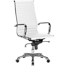 Edgemod Modern Ribbed High Back Office Chair EM-182-Minimal & Modern