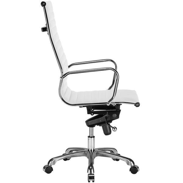 Edgemod Modern Ribbed High Back Office Chair EM-182-Minimal & Modern