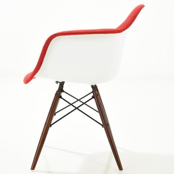 Edgemod Modern Vortex Padded Arm Chair Walnut Base EM-194-WAL-Minimal & Modern