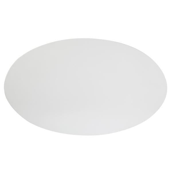 Edgemod Modern Daisy 78" Oval Fiberglass Dining Table in White-Minimal & Modern