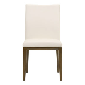 Moe's Home Collection Frankie Dining Chair White-Set of Two - EQ-1011-18 - Moe's Home Collection - Dining Chairs - Minimal And Modern - 1
