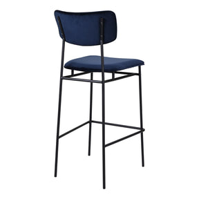 Moe's Home Collection Sailor Barstool Blue - EQ-1014-26
