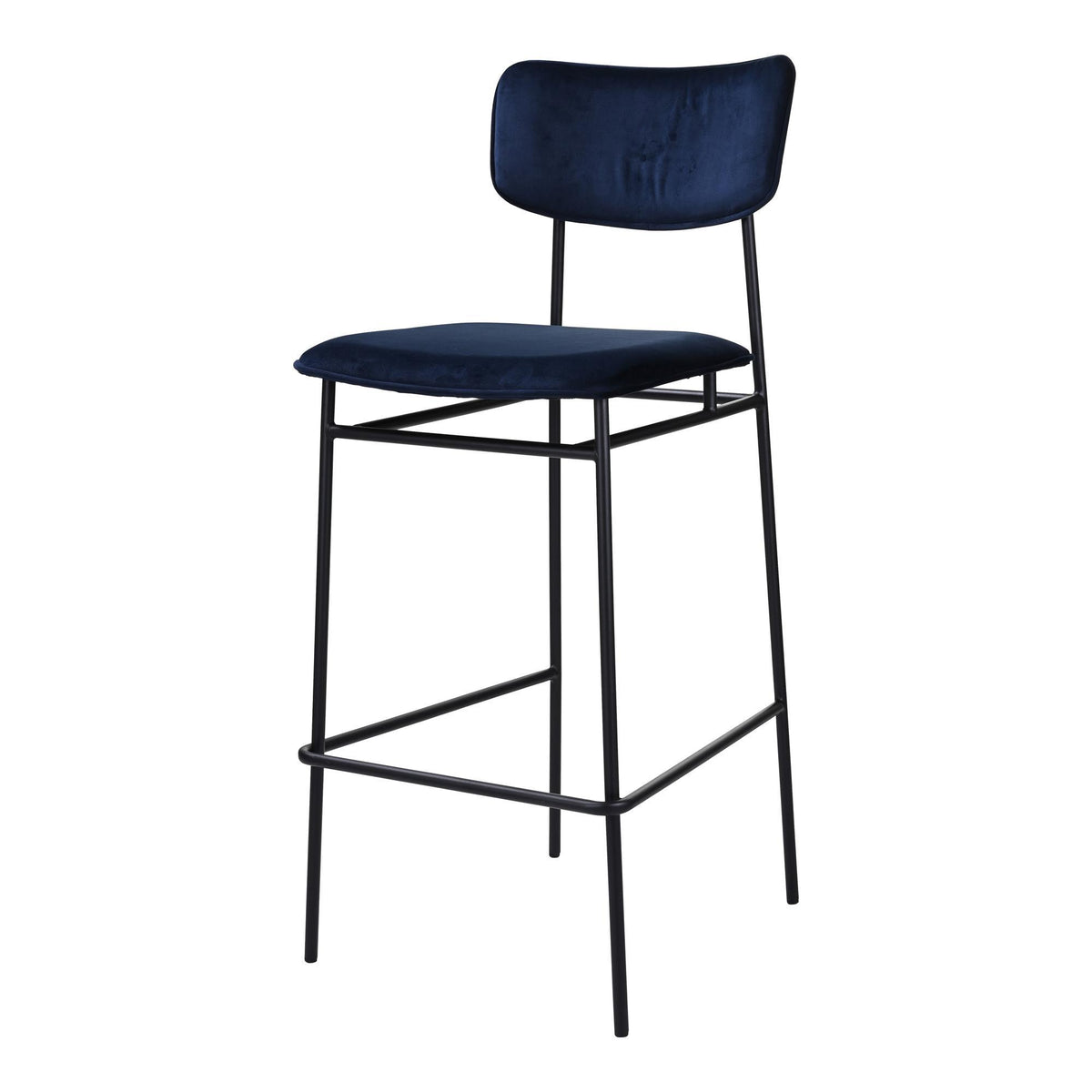 Moe's Home Collection Sailor Barstool Blue - EQ-1014-26