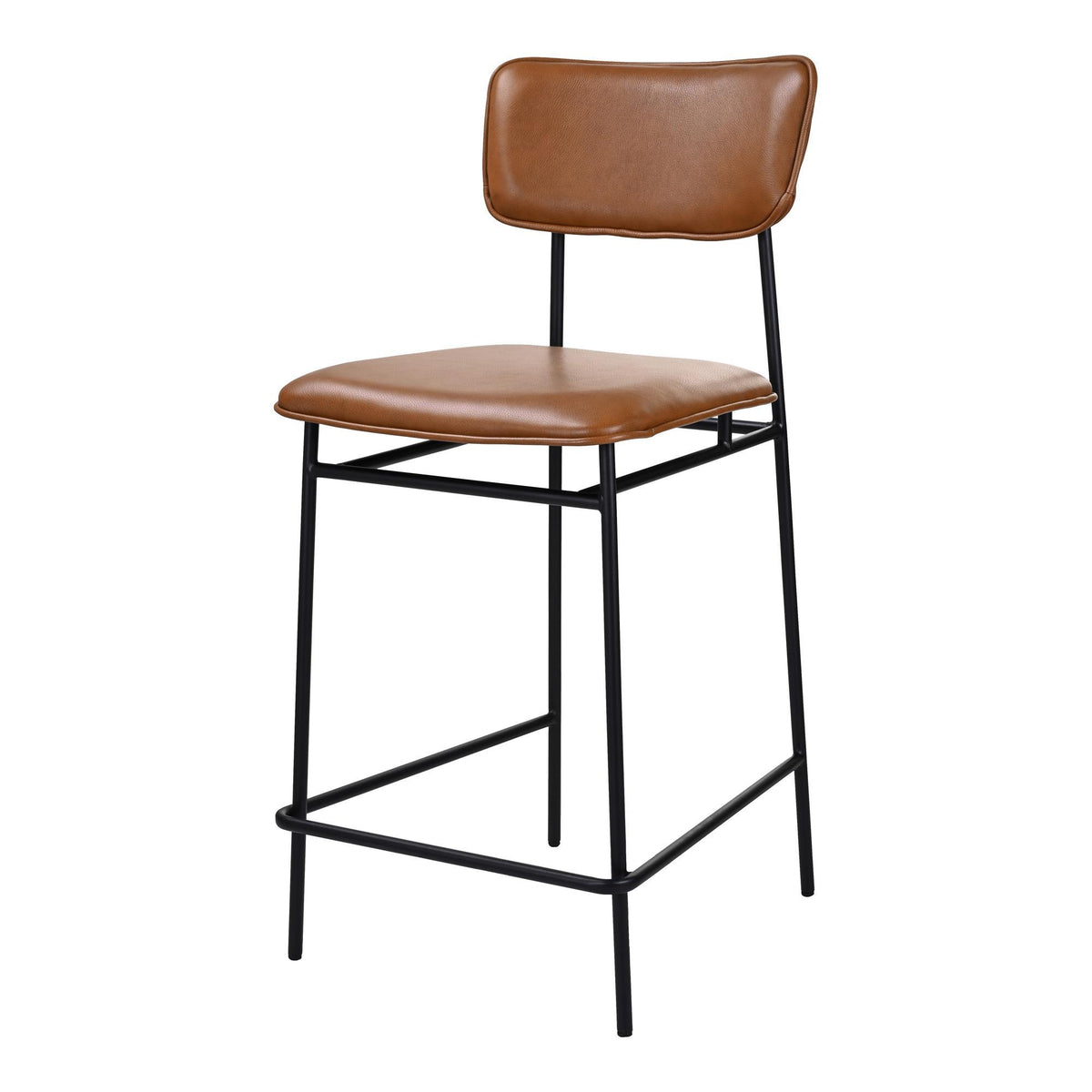 Moe's Home Collection Sailor Counter Stool Brown - EQ-1015-03