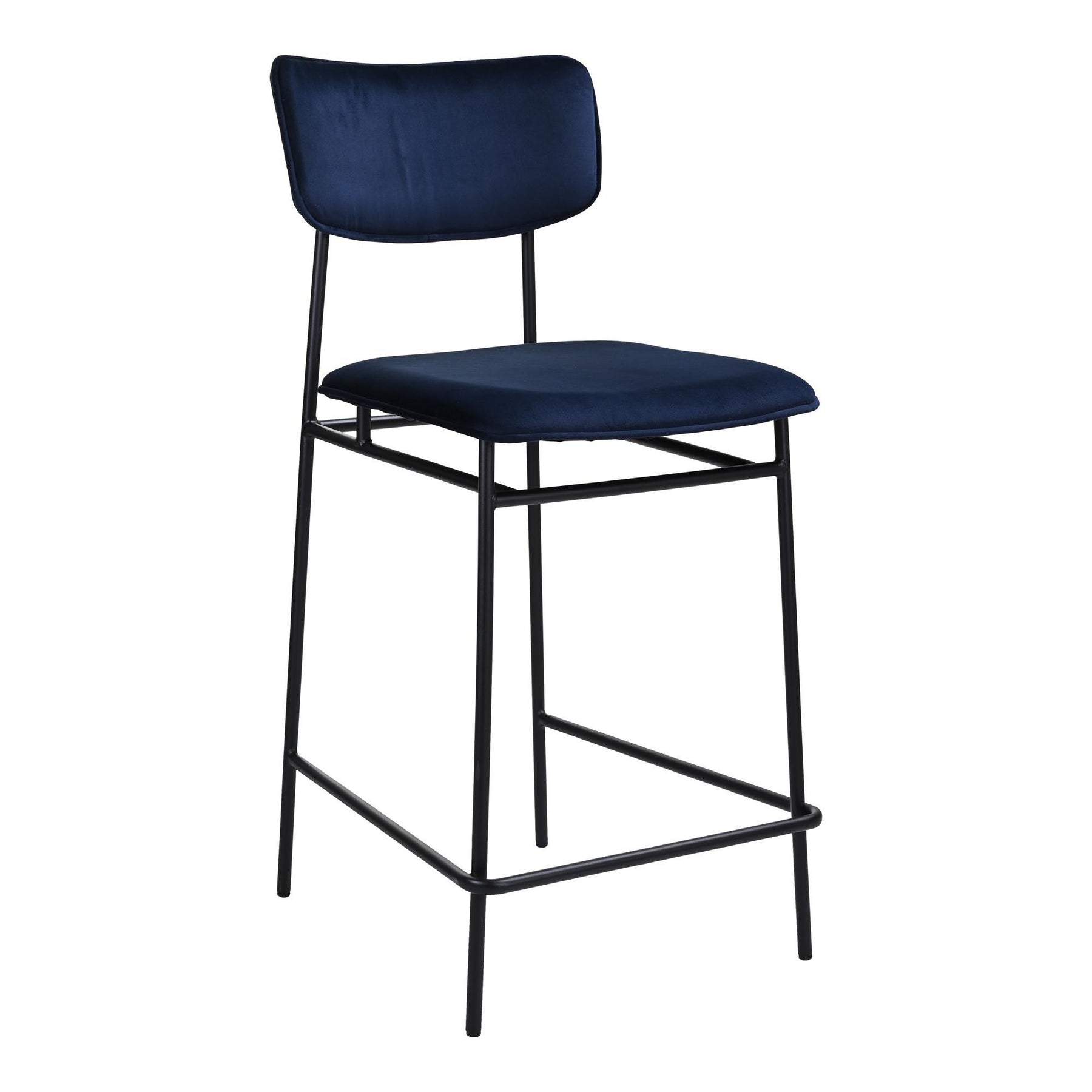 Moe's Home Collection Sailor Counter Stool Blue - EQ-1015-26