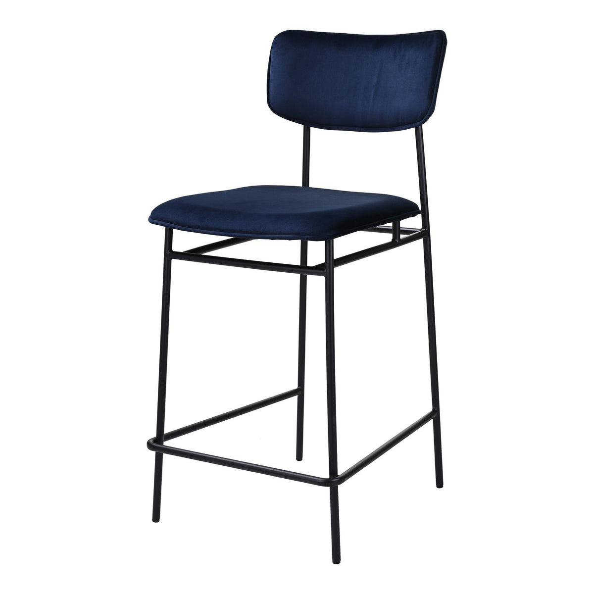 Moe's Home Collection Sailor Counter Stool Blue - EQ-1015-26